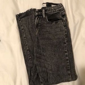 Pacsun Acid Washed Black Denim Jeans